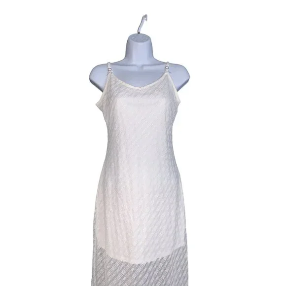 Wild Fable Junior Teens White Lace Slip Dress With Adjustable Straps Size Small - Picture 6 of 12